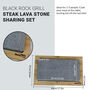 Black Rock Grill Large Sharing Steak Stone Set, thumbnail 2 of 11