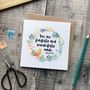 'You Are Fearfully And Wonderfully Made' Card, thumbnail 1 of 5