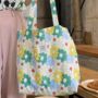 Summer Floral Thin Cotton Shoulder Bag For School, thumbnail 3 of 6