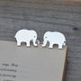 Personalised Elephant Cufflinks In Sterling Silver, thumbnail 1 of 4