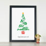 Personalised 'Christmas Tree' Family Christmas Print, thumbnail 1 of 7