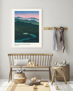 Hasui Kawase Japan Mountain Art Print, 3 of 3