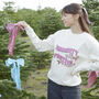 Festive By Force Christmas Sweatshirt, thumbnail 3 of 5