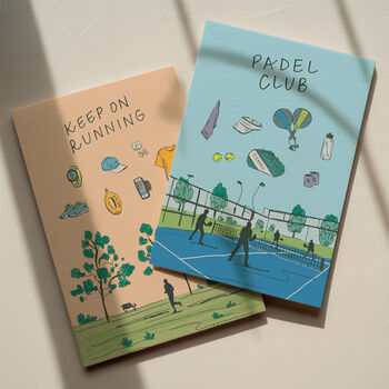 Padel Club Greeting Card | Eco Friendly Sports Lifestyle Card, 7 of 7
