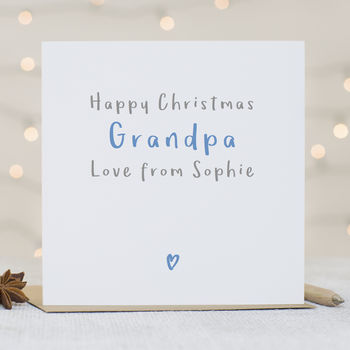 Grandparents Personalised Christmas Card, 2 of 4