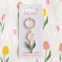 Spring Tulip Keyring, thumbnail 2 of 3