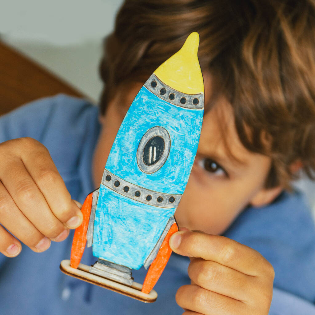 Personalised Space Scene Craft Activity Kit By Cotton Twist