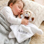 Personalised White Lion Baby Comforter, thumbnail 1 of 8