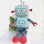 Personalised Robot Cuddly Toy, thumbnail 1 of 4
