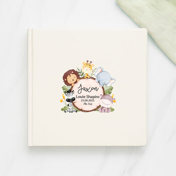Personalised New Baby Animals Photo Album, 2 of 6