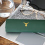Stag Embossed Glasses Case And Cloth, thumbnail 1 of 2