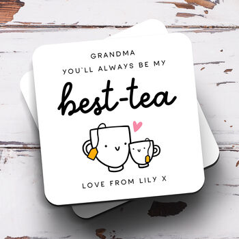 Personalised Mug 'Grandma Always Be My Best Tea', 2 of 2