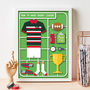 Personalised Airfix Rugby Print, thumbnail 1 of 5