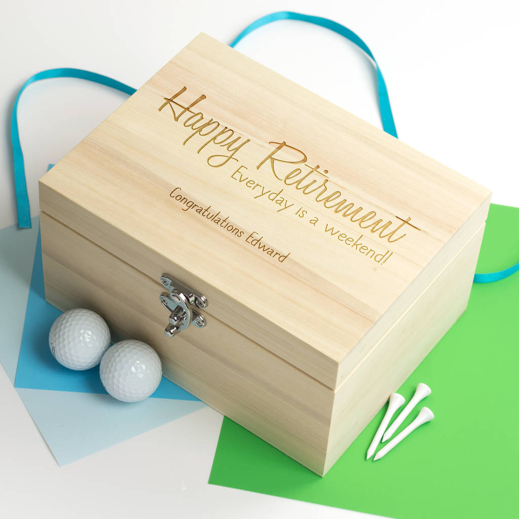 Retirement keepsake box happy personalised mirrorin notonthehighstreet memory gifts