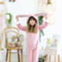 Girls Pink Bunny Rabbit Onesie Children's, thumbnail 1 of 5