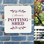 Personalised She Shed Sign For Her, thumbnail 1 of 8
