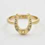 Gold Lucky In Love Ring, thumbnail 3 of 8