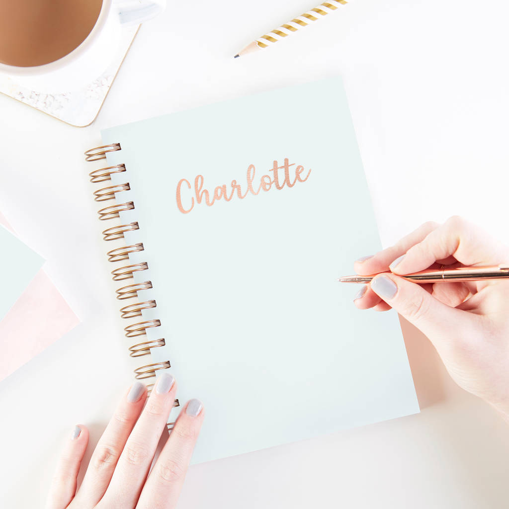 Personalised Notebook Gift By LOOM Weddings