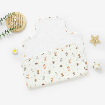 Woodland Animals Organic Baby Travel Changing Mat, 2 of 4