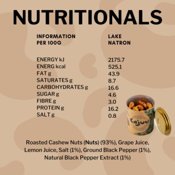 Lake Natron Salt And Pepper Cashew Nuts, 5 of 6