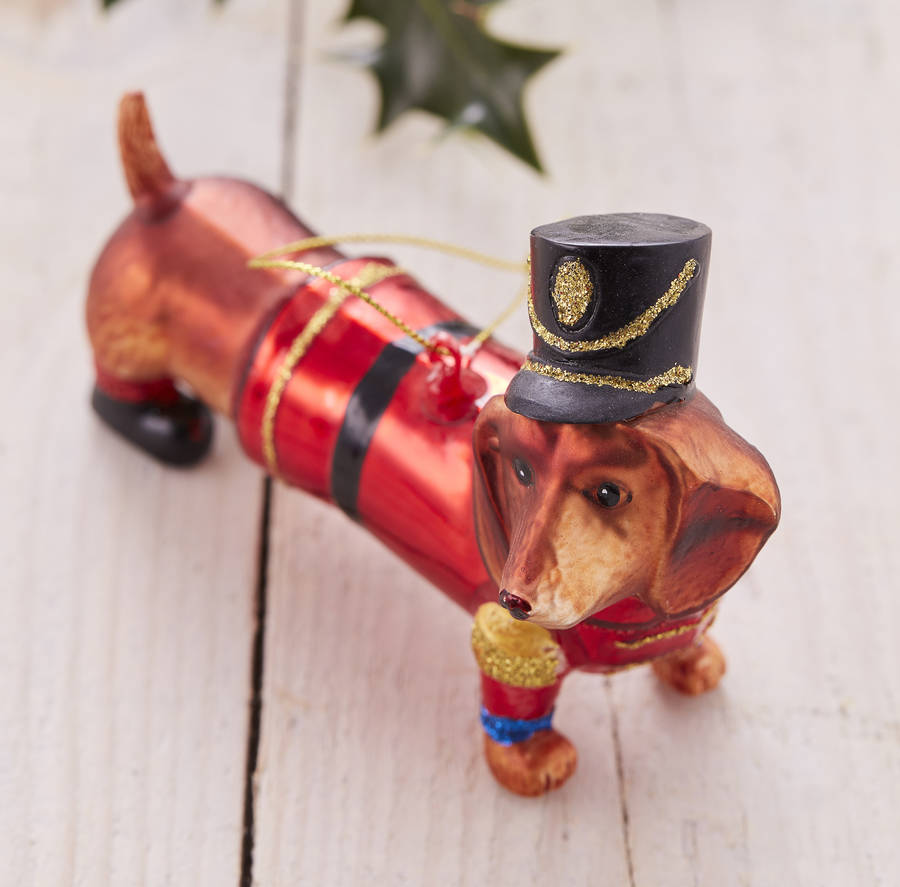Dachshund Dog Solr Bauble By The Home Dachshund Dog Solr Bauble