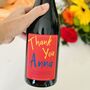 Personalised Thank You Wine Bottle, thumbnail 5 of 8