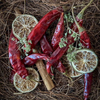 Dried Chilli Lime Wall Art Frame, 5 of 6