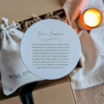 Personalised Love And Strength Candle Gift Set, 2 of 8