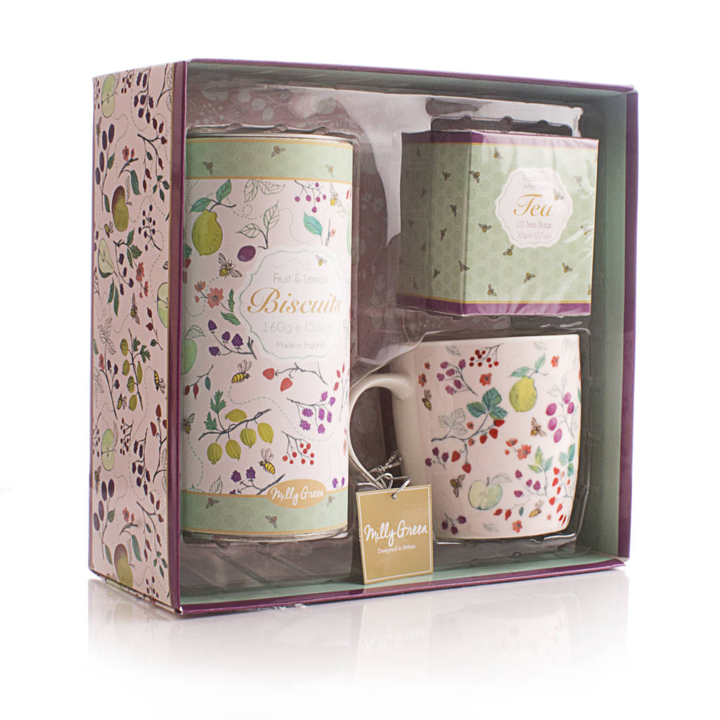 british fruit tea time gift set by milly green