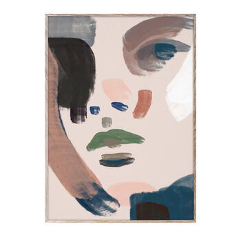 'Her' Abstract Face Art Print, 3 of 3
