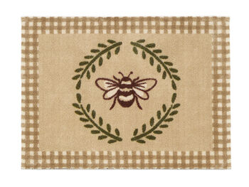 Beehive Beige Washable Doormat, 2 of 7