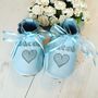 Personalised Heart Boys Christening Shoes, thumbnail 1 of 7