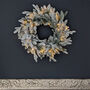 Oversized Pre Lit Frosted Pine Wreath, thumbnail 3 of 3