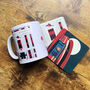 Arsenal Mugs And Coaster Set. London Stadium Architecture Art, thumbnail 7 of 8