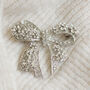 Vintage Style Bow Brooch, thumbnail 2 of 5