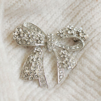 Vintage Style Bow Brooch, 2 of 5