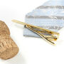 Personalised Gold Plated Tie Clip, thumbnail 8 of 8