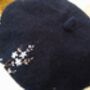 Hand Embroidered Flower Beret Hat, thumbnail 5 of 5