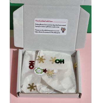 Custom Floral Letter Necklace Gift Choose Your Colour, 12 of 12