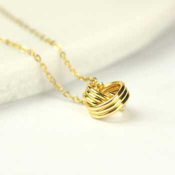 60th Birthday Six Rings Necklace, One For Each Decade, 6 of 12