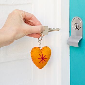 Felt Heart Keyring, 6 of 9