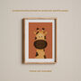 Giraffe Illustration Nursery Print, thumbnail 3 of 4