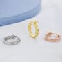 Braided Hoop Earrings In Sterling Silver, thumbnail 1 of 11