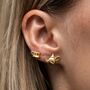 18ct Gold Teapot And Teacup Stud Earrings, thumbnail 1 of 3