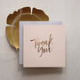 Thank You Cards Pack Of Five, thumbnail 2 of 6