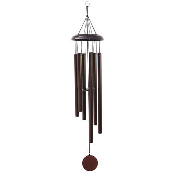 Custom 35 Inch Bronze Wind Chime For Wedding, Memorial, Retirement Gift, 6 of 10