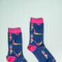 Yoga Green Bamboo Socks, thumbnail 4 of 4