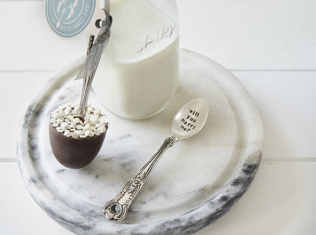Pearlescent Sprinkles Hidden Message Chocolate Spoon, 1 of 3
