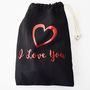 Personalised, I Love You, Couples Anniversary Pants, thumbnail 3 of 6