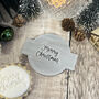 Merry Christmas Icing Embosser Holly Design Christmas Biscuits, thumbnail 4 of 4